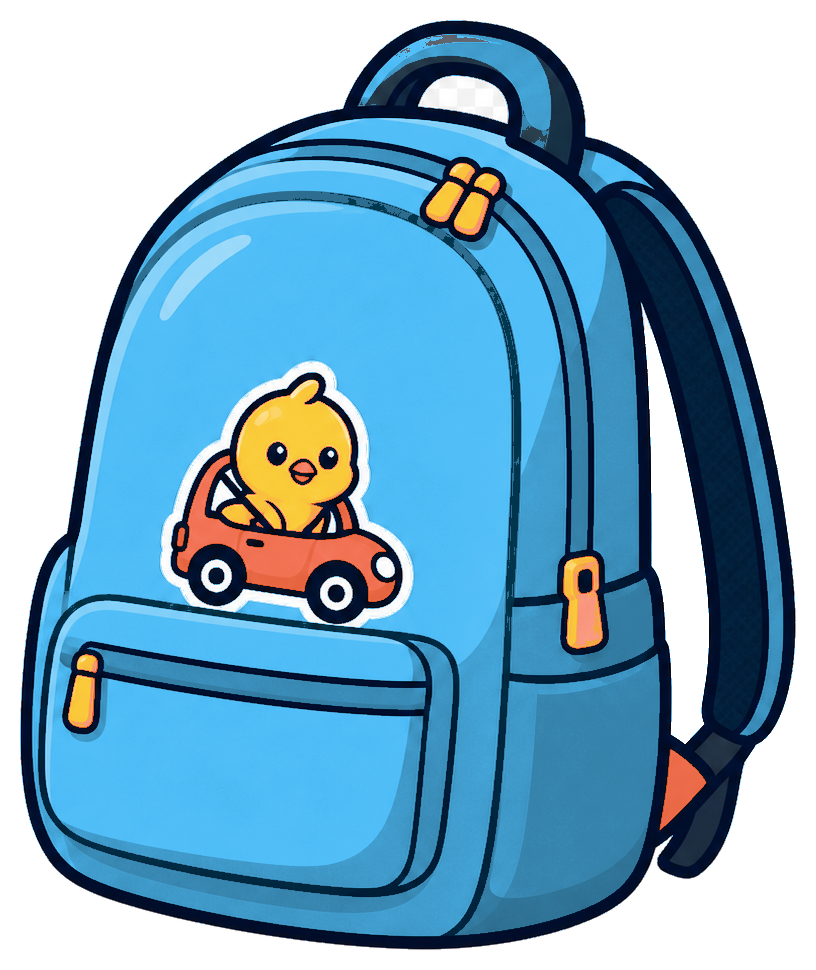 RideNest backpack
